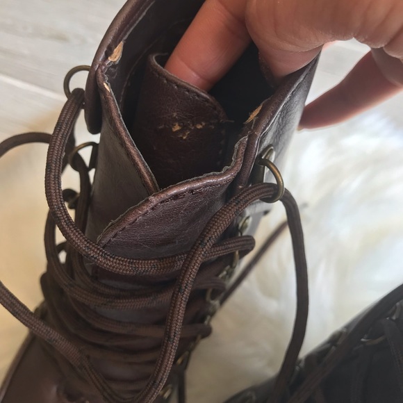 Bamboo Harper Lace-up Platform Ankle Boots - Picture 6 of 8